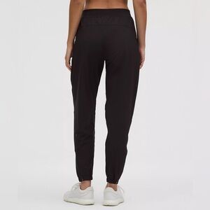 Women’s Black Lululemon Ankle Zip Jogger Pants